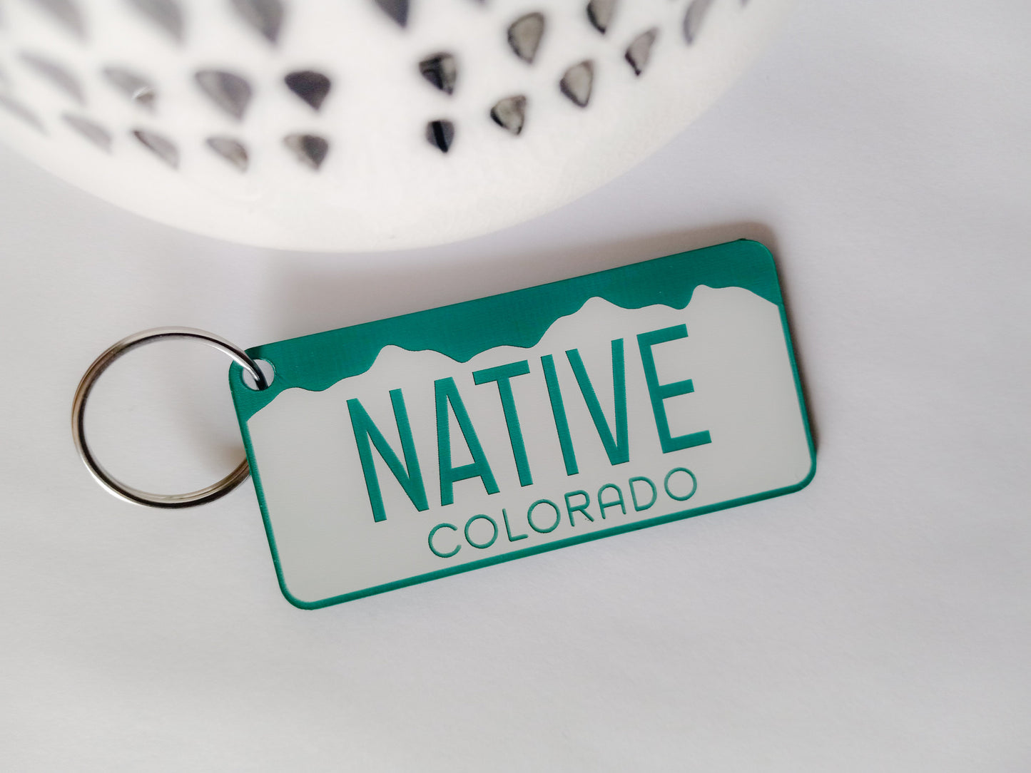 Colorado License Plate Keychain
