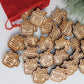 Christmas Activity Tokens | Engraved Wood
